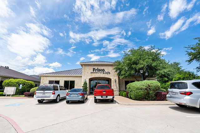 Reception area for pediatric dentist Dr. Kelli Ettelbrick in Flower Mound, TX